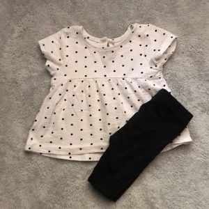 Polka dot outfit
